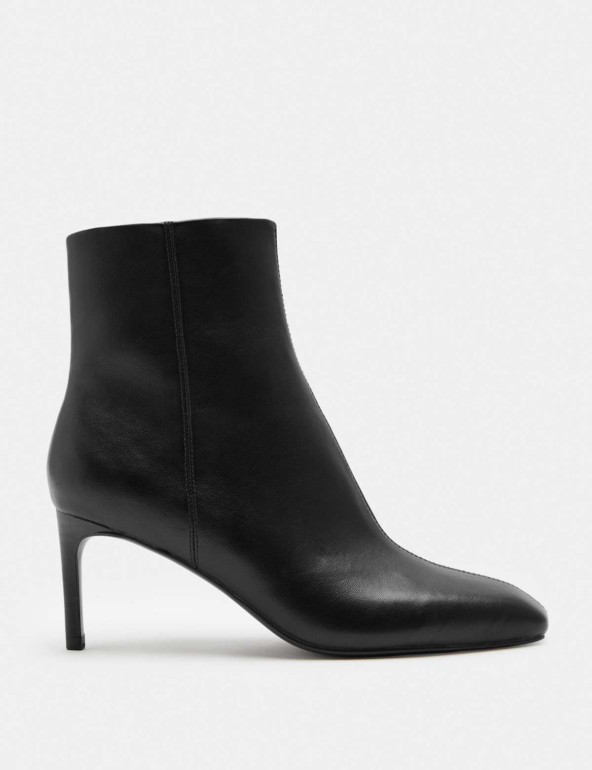 Women's Stiletto Heel Chisel Toe Ankle Boots - Black | SAVINTARI