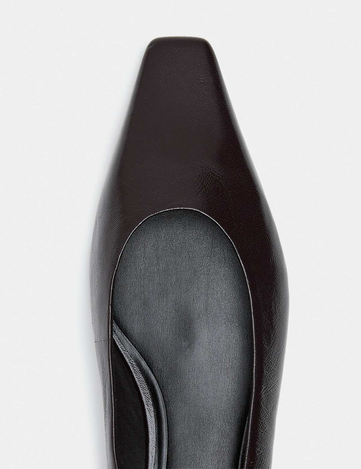 Women's Ballet Flats in Burgundy view 3 | ballet flats | SAVINTARI