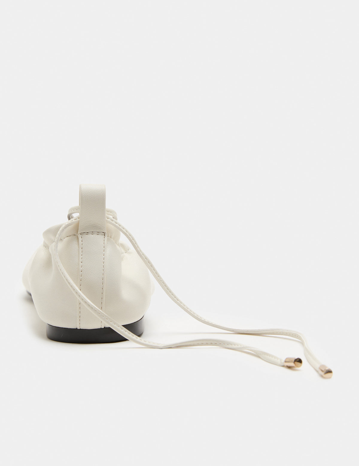 Women's Ballet Flats in White view 3 | ballet flats | SAVINTARI