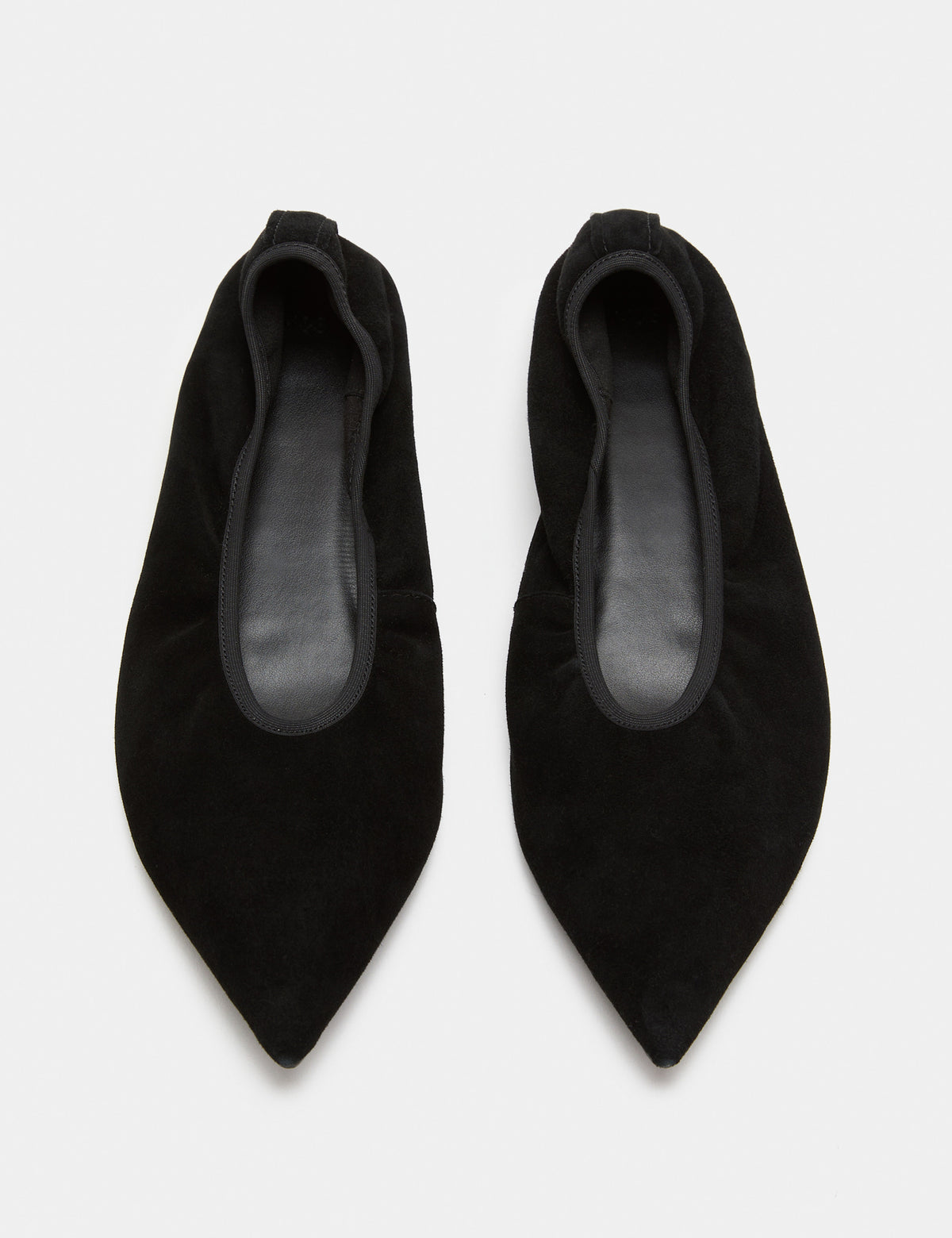 Women's Ballet Flats in Black view 2 | ballet flats | SAVINTARI