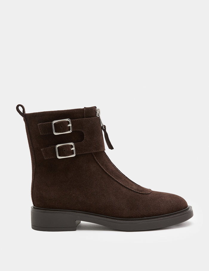 Suede Boots · Brown