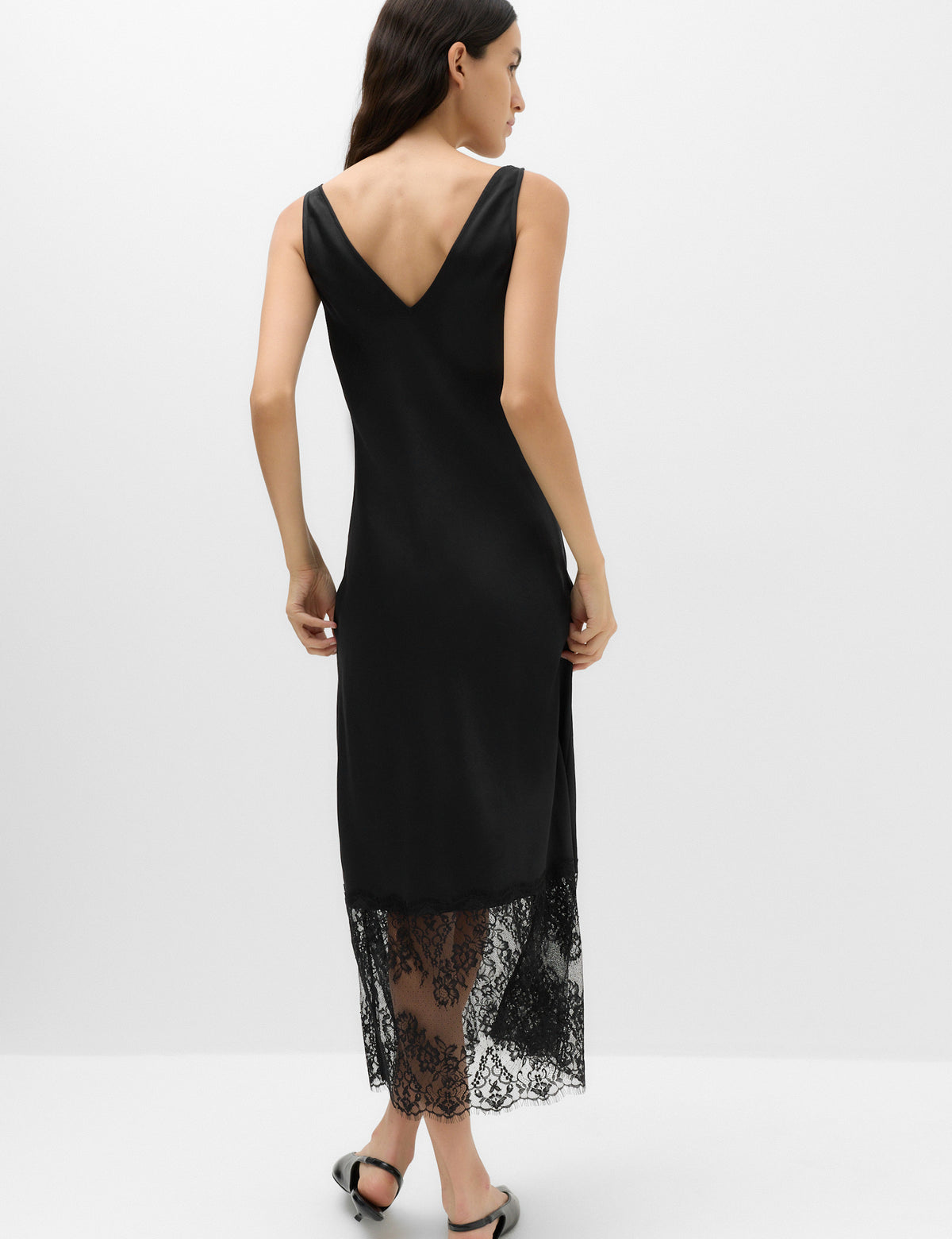 Women's Cocktail Dress in Black view 4 | cocktail dress | SAVINTARI