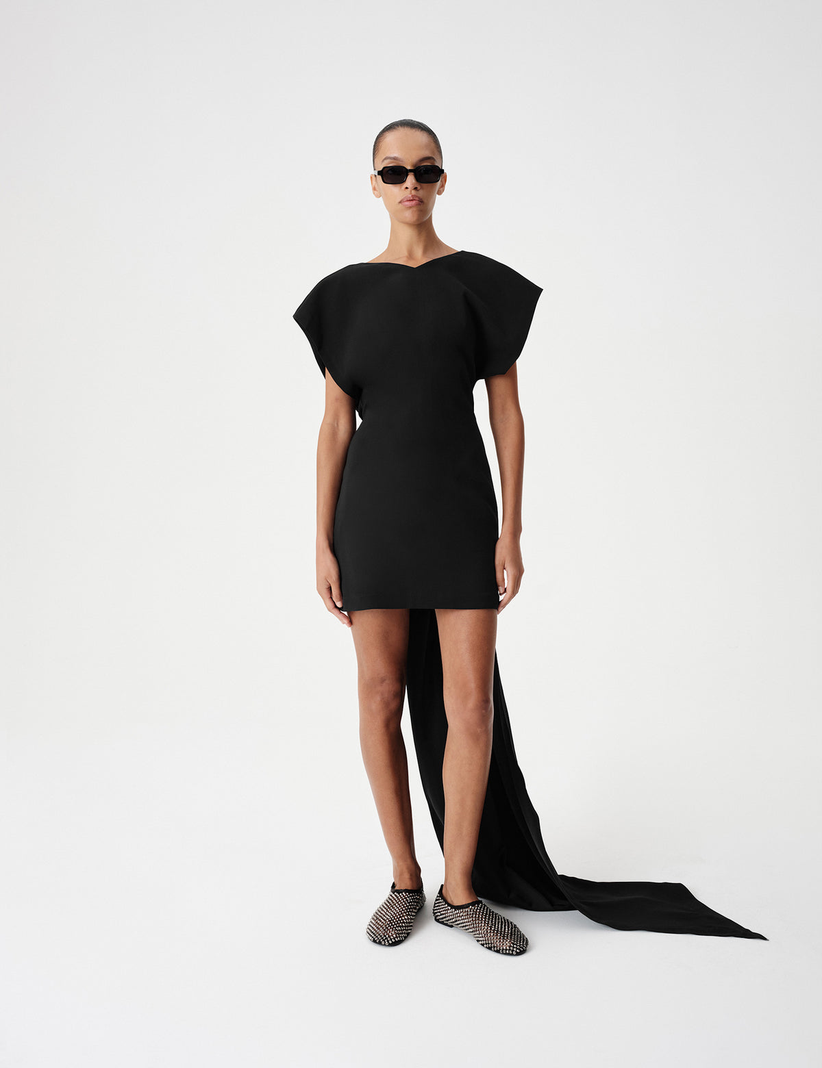 Women's Cocktail Dress in Black view 3 | cocktail dress | SAVINTARI