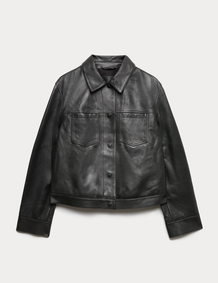 Leather Jacket · Black