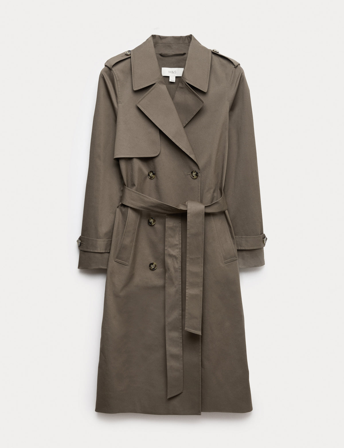 Women's Trench Coat in Khaki | trench coat | SAVINTARI