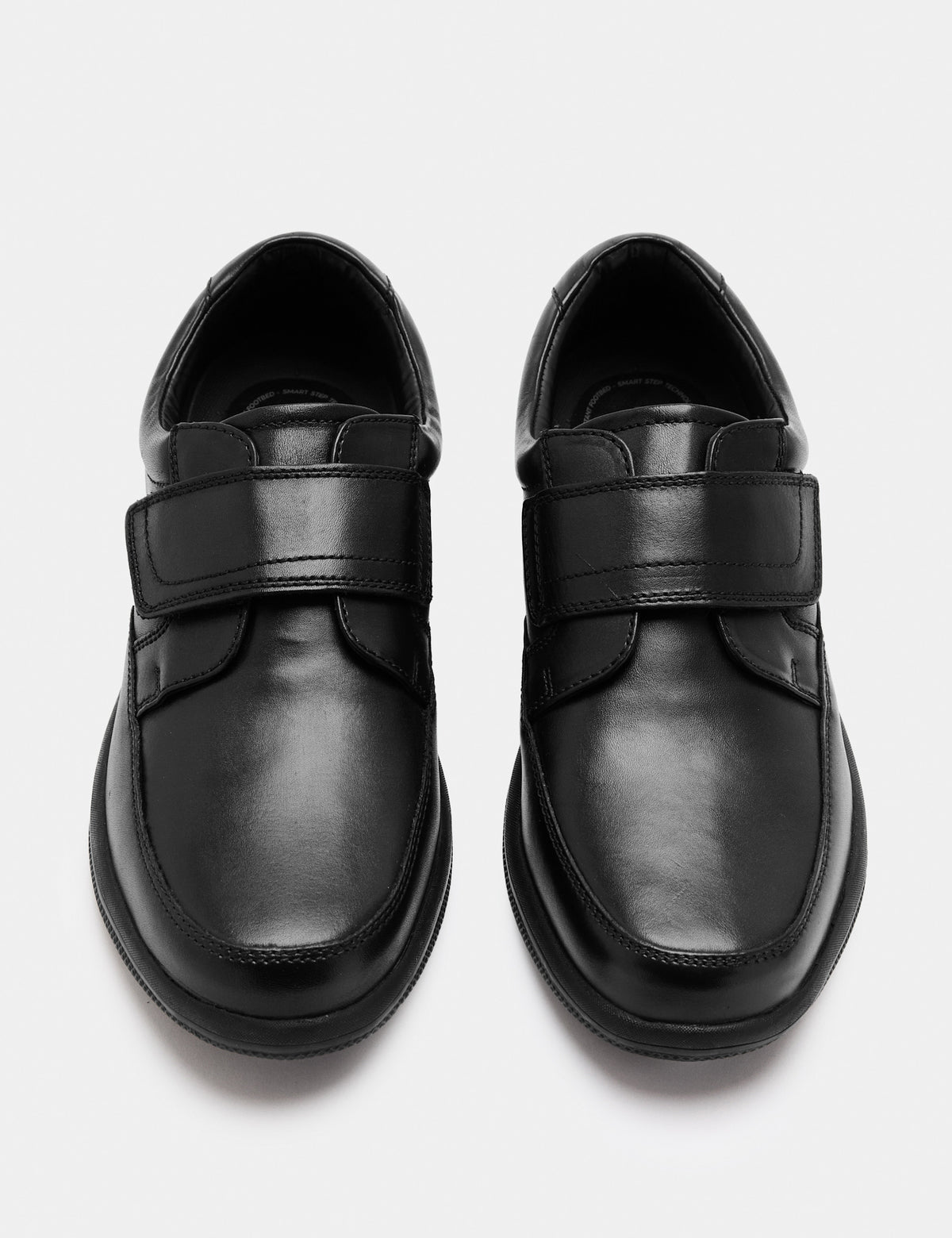 Men's Wide Fit Shoes in Black view 2 | wide fit shoes | SAVINTARI