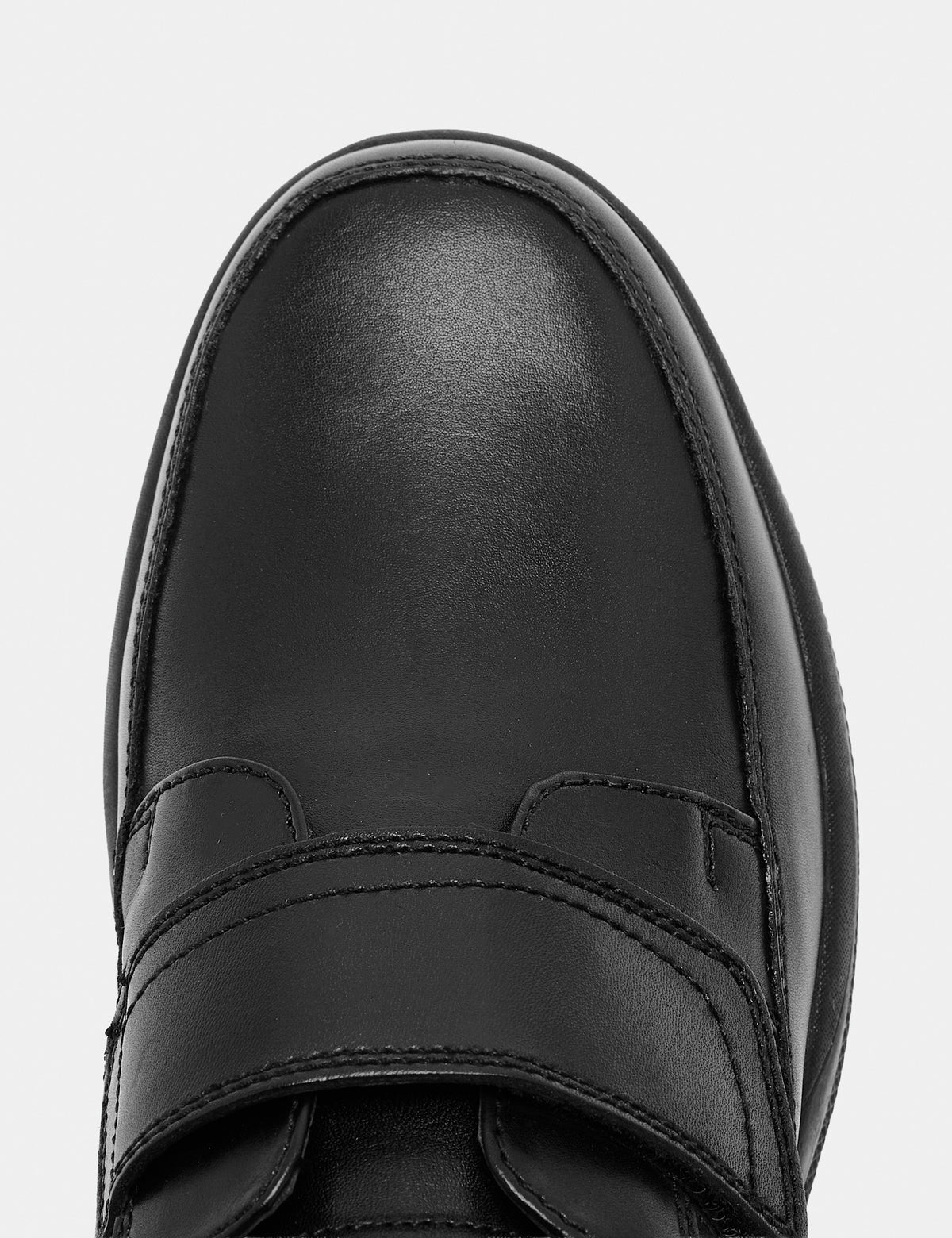 Men's Wide Fit Shoes in Black view 3 | wide fit shoes | SAVINTARI