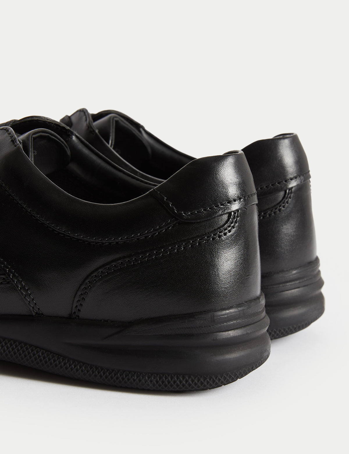 Men's Wide Fit Shoes in Black view 3 | wide fit shoes | SAVINTARI
