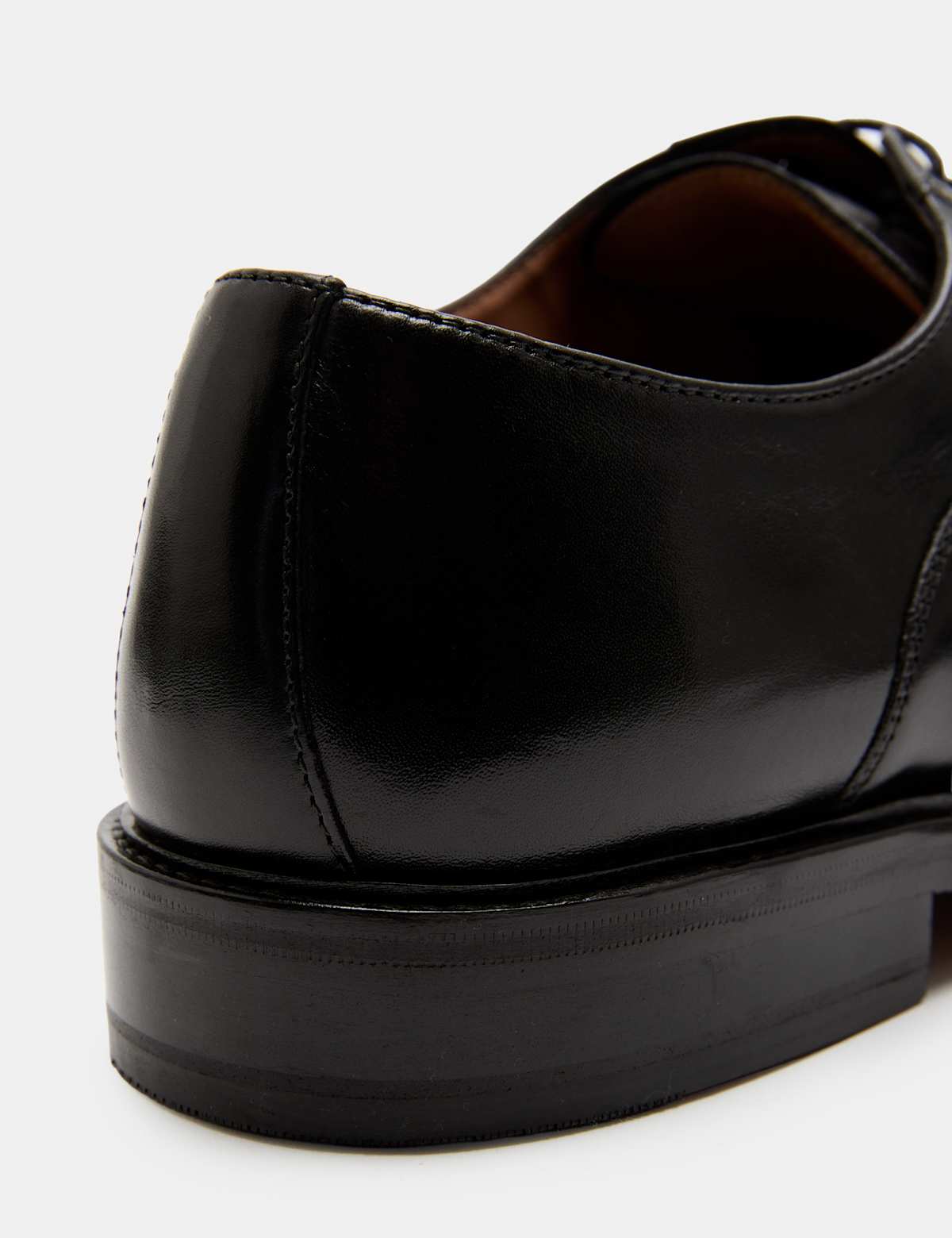 Men's Leather Oxford Shoes - Black | oxford shoes | SAVINTARI
