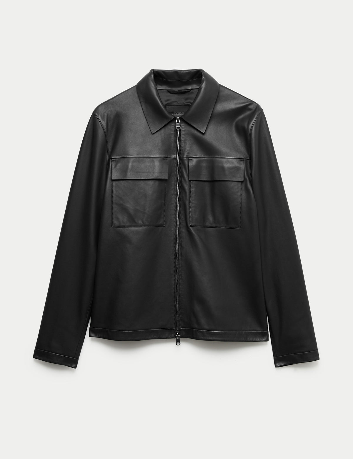 Men's Leather Jacket in Black | leather jacket | SAVINTARI