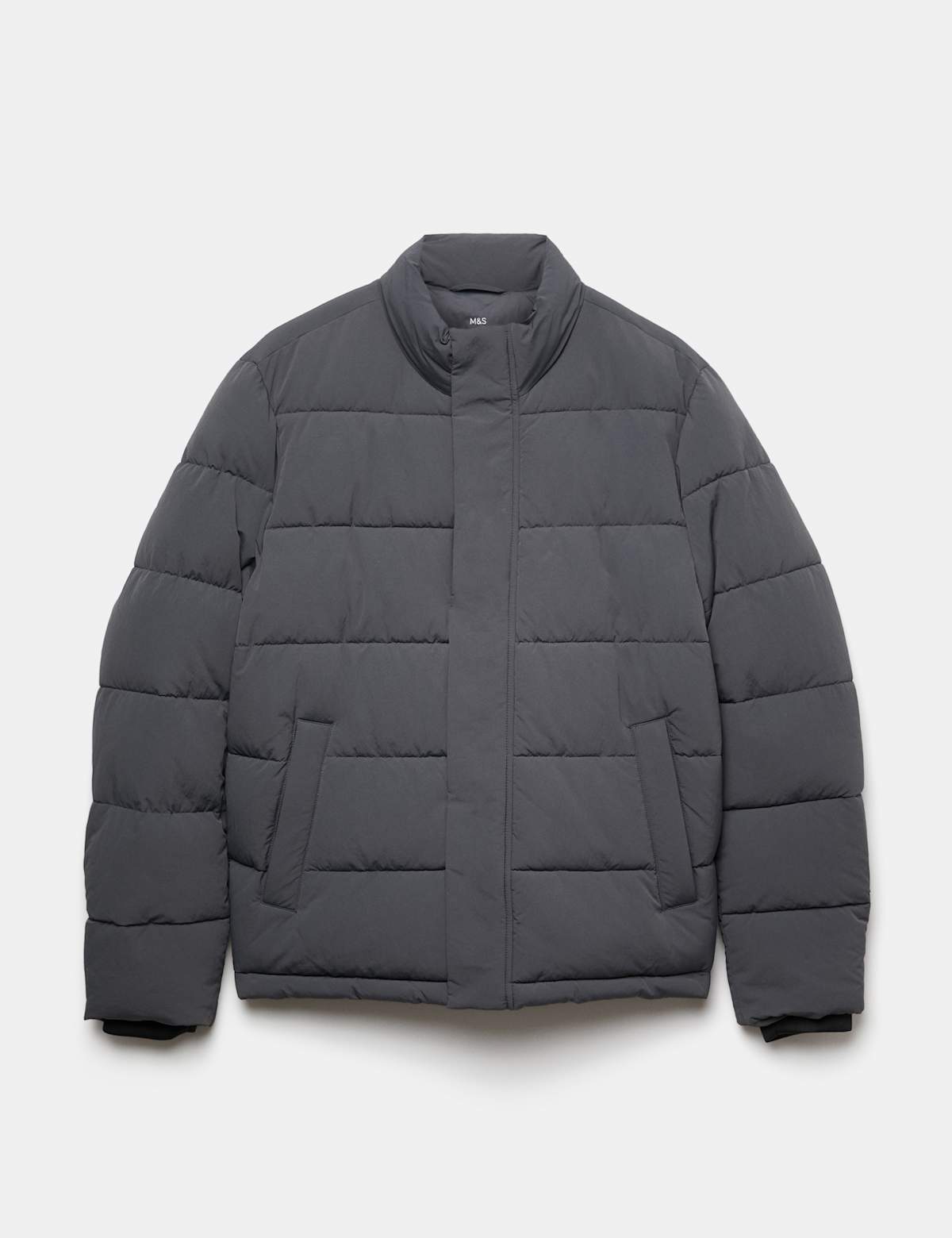 Women's Funnel Neck Puffer Jacket - Bitter Chocolate | puffer jacket | SAVINTARI