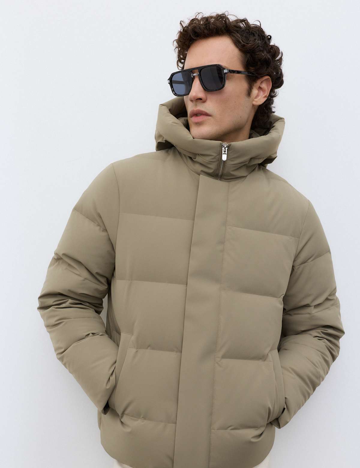 Women's Feather & Down Puffer Jacket - Sable | puffer jacket | SAVINTARI