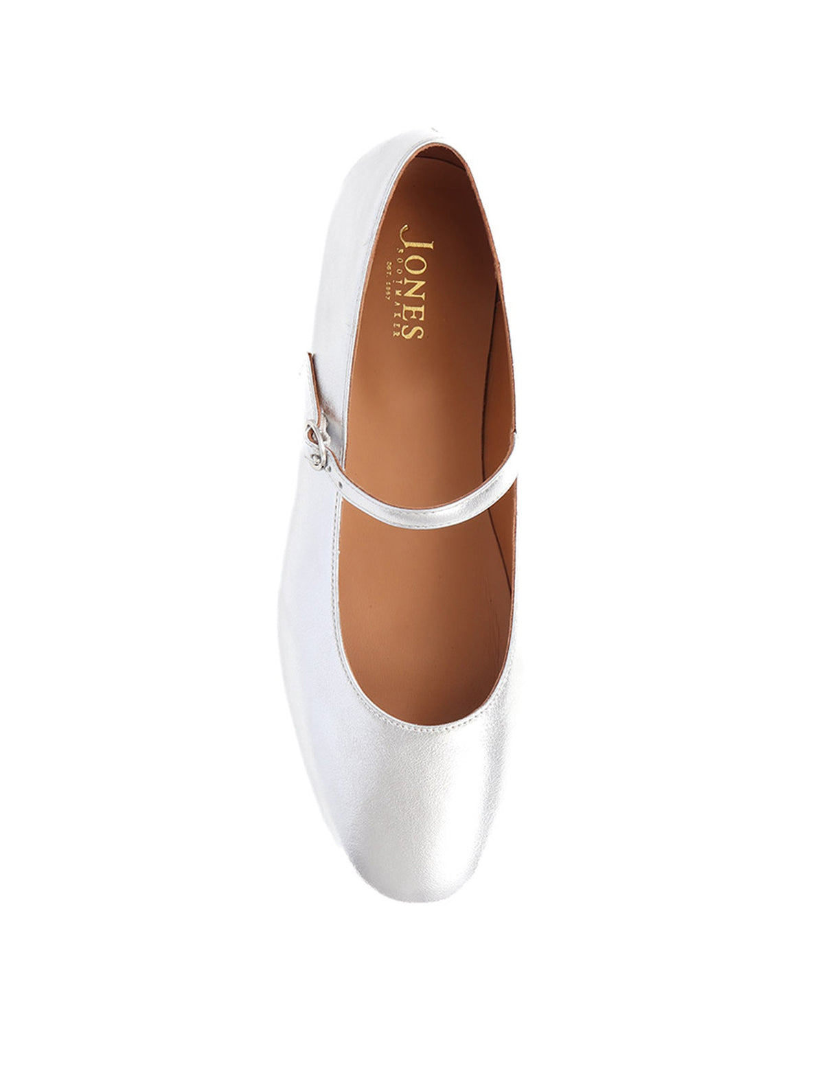 Women's Ballet Flats in Silver view 4 | ballet flats | SAVINTARI