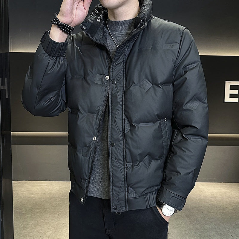 Men's ️Winter Specials ️ Trendy Warm Jacket with Pockets - Brown | SAVINTARI