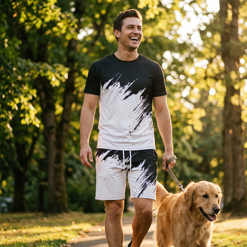 Men's LIMITED-TIME 50 - Black-White | SAVINTARI