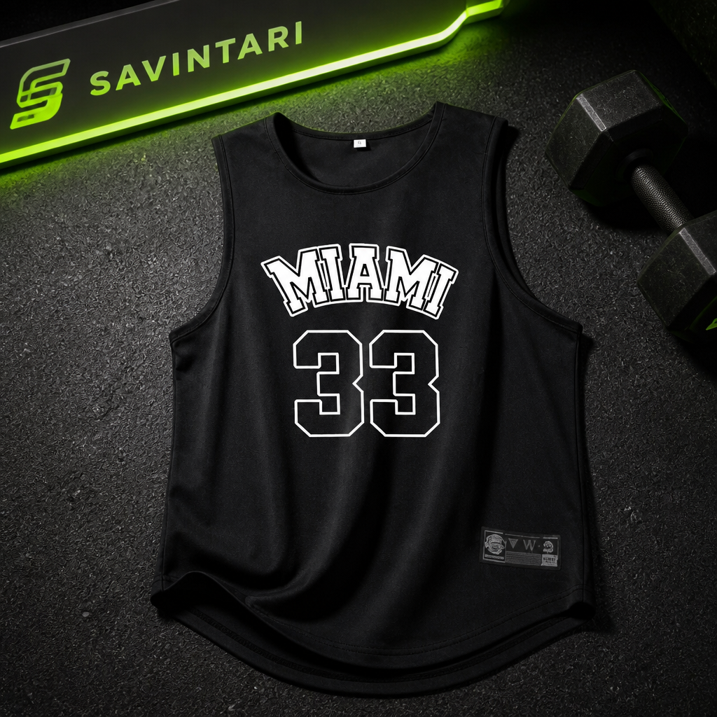 SAVINTARI MIAMI 33 Athletic Tank Top